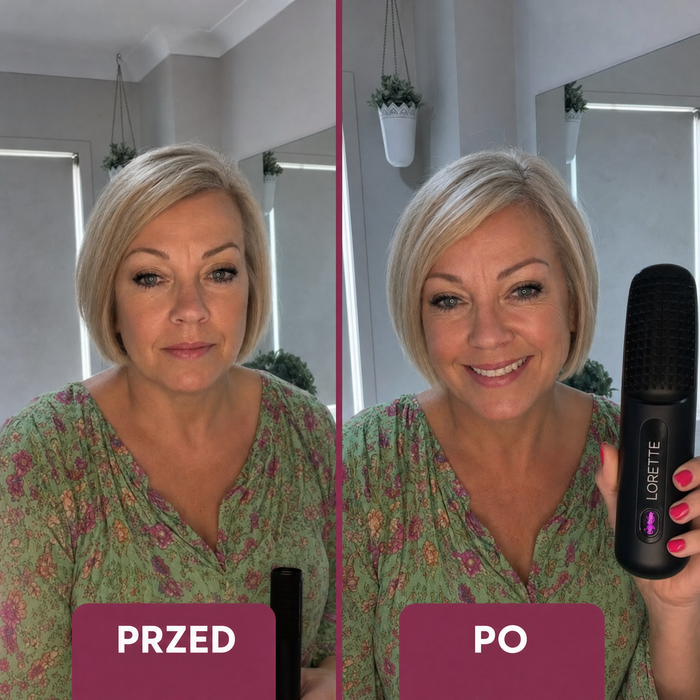 Przed i po z Lorette QuickStyle PRO