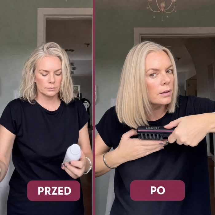 Przed i po z Lorette QuickStyle PRO